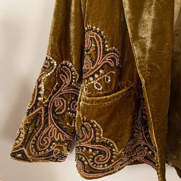 NWT Free People Starlight Velvet Jacket - Picture 11 of 14
